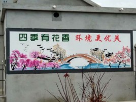 新野墙绘的特点和形势