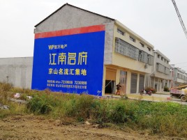 新野农村墙体广告在不同形式上面展现的不同特色