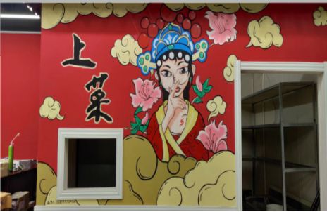 新野墙体彩绘的发展和应用