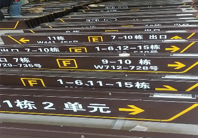 新野广告标识中，常见的几种安装方式。